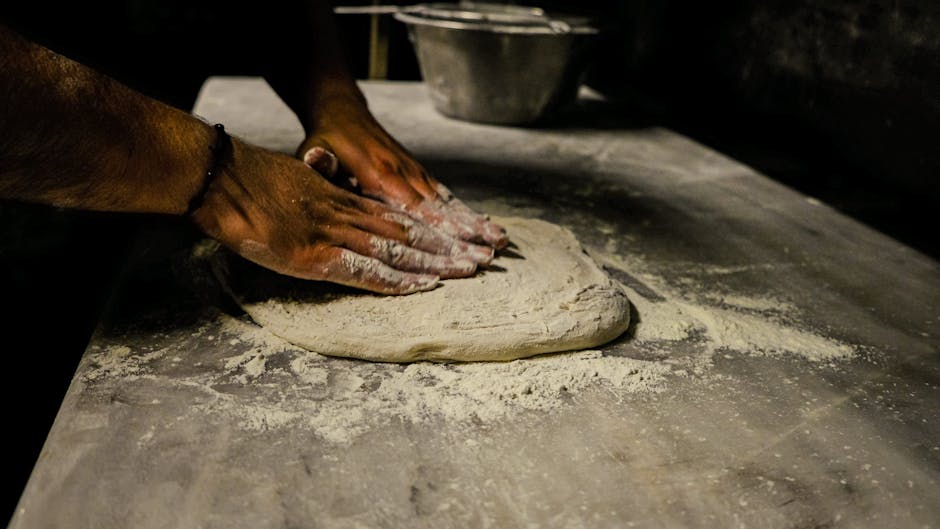 Kneading dough